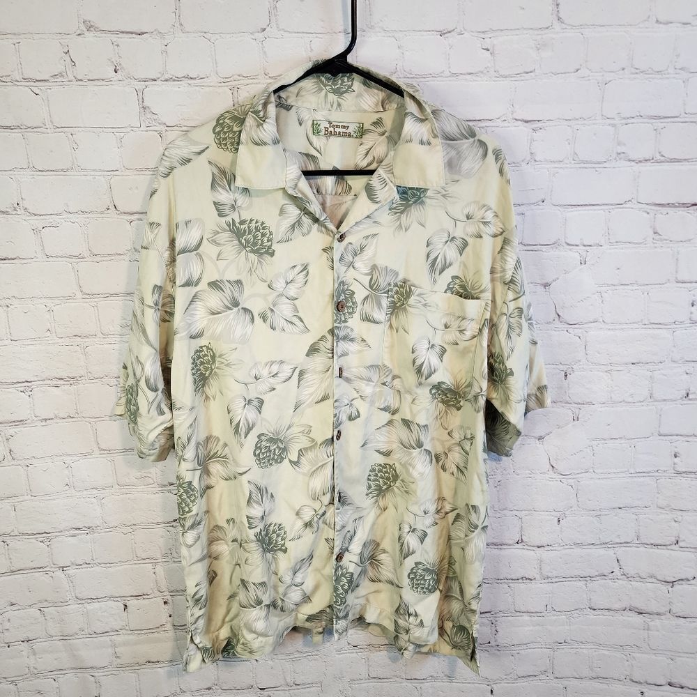 Men's Tommy Bahama silk Hawaiian shirt, size XL